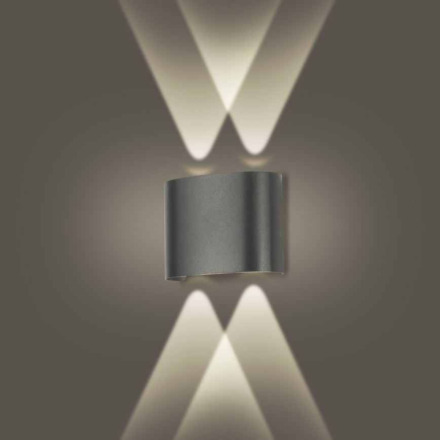 Brilagi - LED Venkovní nástěnné svítidlo FLAREBOX LED/4W/230V antracit IP65