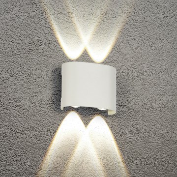 Brilagi - LED Venkovní nástěnné svítidlo FLAREBOX LED/4W/230V bílá IP65