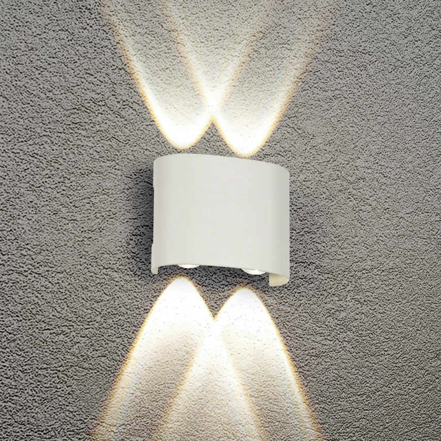 Brilagi - LED Venkovní nástěnné svítidlo FLAREBOX LED/4W/230V bílá IP65