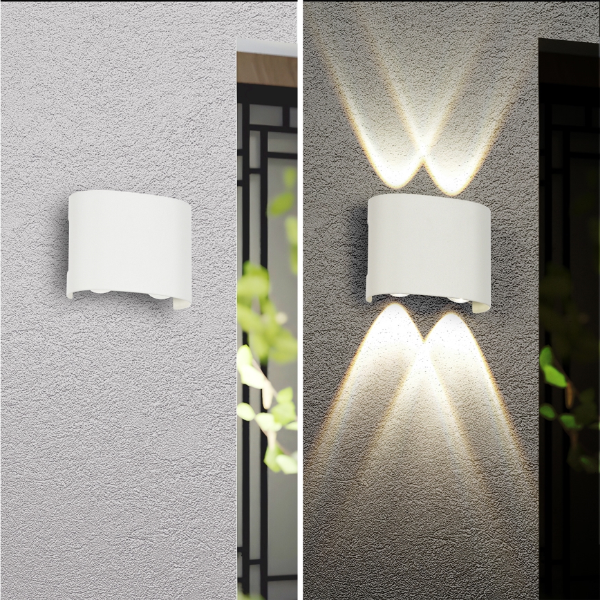 Brilagi - LED Venkovní nástěnné svítidlo FLAREBOX LED/4W/230V bílá IP65