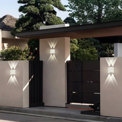 Brilagi - LED Venkovní nástěnné svítidlo FLAREBOX LED/4W/230V bílá IP65