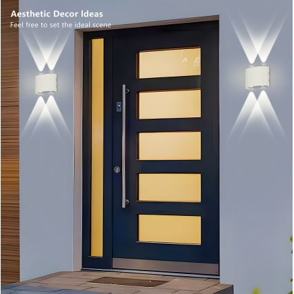 Brilagi - LED Venkovní nástěnné svítidlo FLAREBOX LED/4W/230V bílá IP65