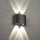 Brilagi - LED Venkovní nástěnné svítidlo FLAREBOX LED/4W/230V černá IP65