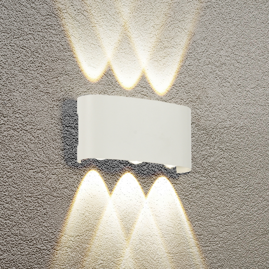 Brilagi - LED Venkovní nástěnné svítidlo FLAREBOX LED/6W/230V bílá IP65