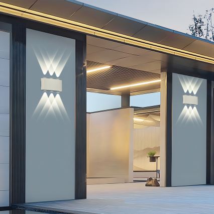 Brilagi - LED Venkovní nástěnné svítidlo FLAREBOX LED/6W/230V bílá IP65