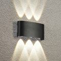 Brilagi - LED Venkovní nástěnné svítidlo FLAREBOX LED/6W/230V černá IP65