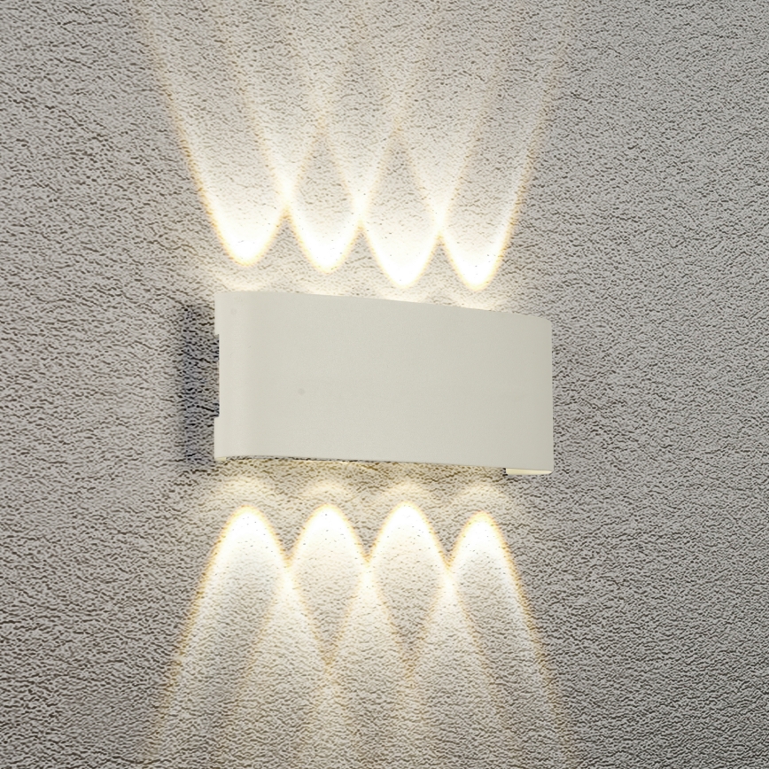 Brilagi - LED Venkovní nástěnné svítidlo FLAREBOX LED/8W/230V bílá IP65