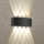 Brilagi - LED Venkovní nástěnné svítidlo FLAREBOX LED/8W/230V černá IP65