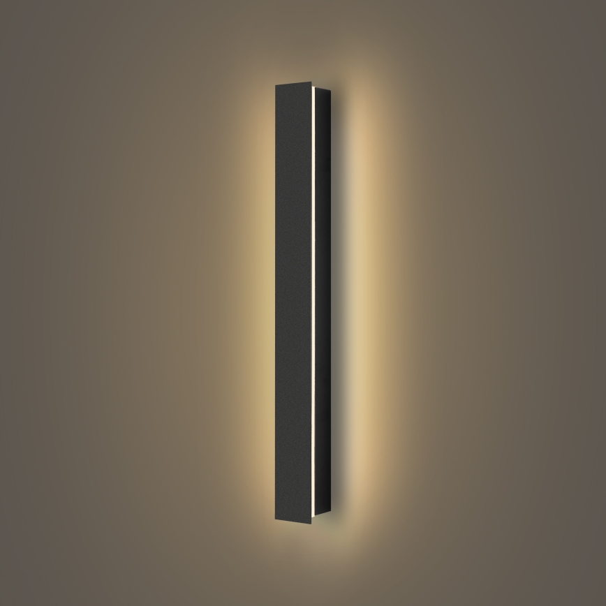 Brilagi - LED Venkovní nástěnné svítidlo LINEAR LED/12W/230V 3000K IP65 50 cm černá