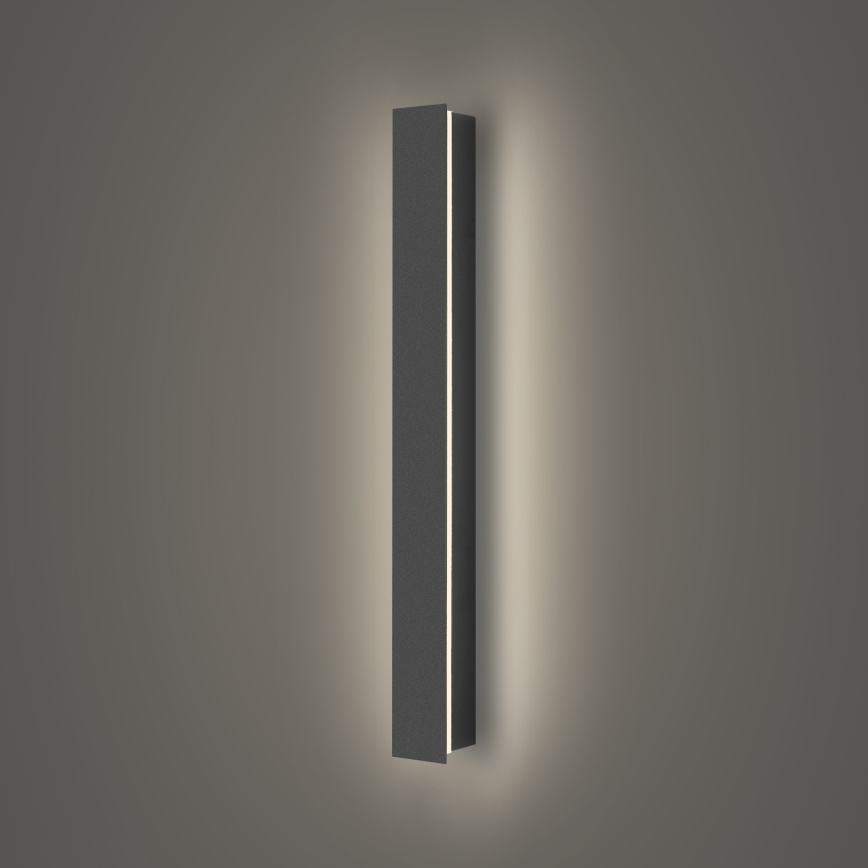 Brilagi - LED Venkovní nástěnné svítidlo LINEAR LED/12W/230V 4000K IP65 50 cm antracit