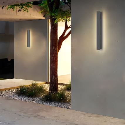 Brilagi - LED Venkovní nástěnné svítidlo LINEAR LED/12W/230V 4000K IP65 50 cm antracit