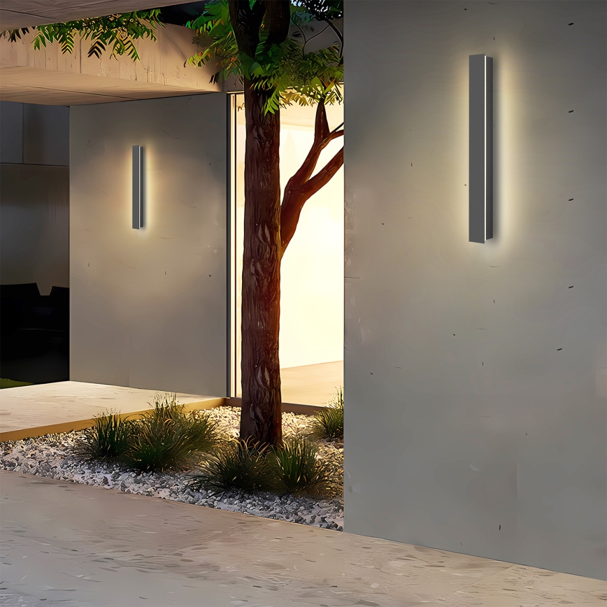 Brilagi - LED Venkovní nástěnné svítidlo LINEAR LED/12W/230V 4000K IP65 50 cm antracit