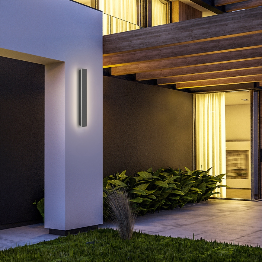 Brilagi - LED Venkovní nástěnné svítidlo LINEAR LED/12W/230V 4000K IP65 50 cm antracit