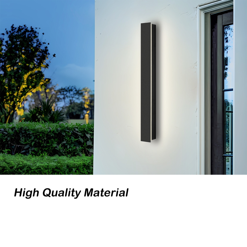 Brilagi - LED Venkovní nástěnné svítidlo LINEAR LED/12W/230V 4000K IP65 50 cm černá