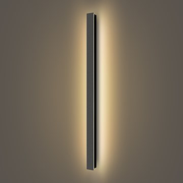 Brilagi - LED Venkovní nástěnné svítidlo LINEAR LED/22W/230V 3000K IP65 100 cm černá