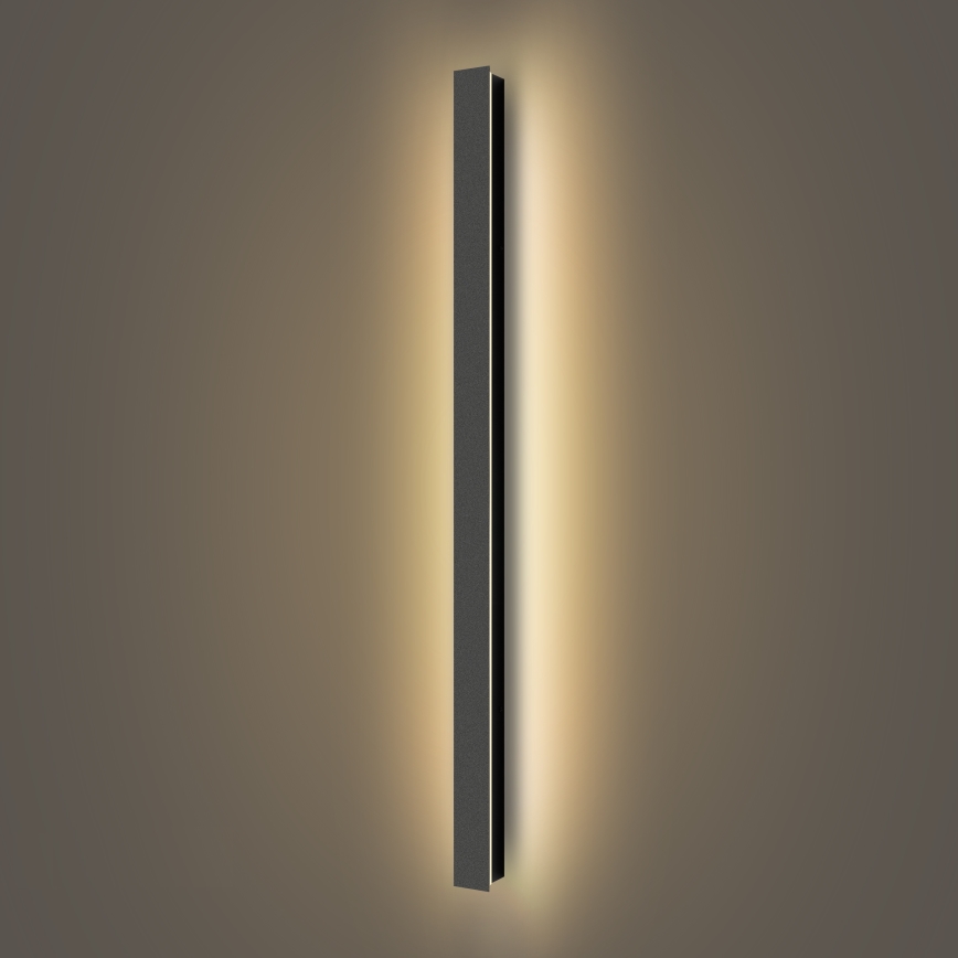 Brilagi - LED Venkovní nástěnné svítidlo LINEAR LED/22W/230V 3000K IP65 100 cm černá