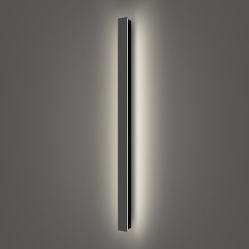 Brilagi - LED Venkovní nástěnné svítidlo LINEAR LED/22W/230V 4000K IP65 100 cm černá
