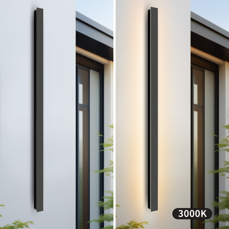 Brilagi - LED Venkovní nástěnné svítidlo LINEAR LED/32W/230V 3000K IP65 140 cm černá CRI 90