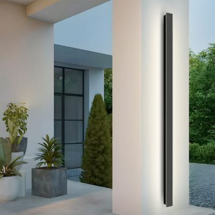 Brilagi - LED Venkovní nástěnné svítidlo LINEAR LED/32W/230V 4000K IP65 140 cm černá CRI 90