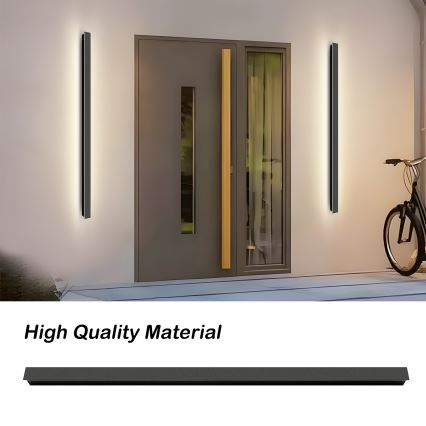 Brilagi - LED Venkovní nástěnné svítidlo LINEAR LED/32W/230V 4000K IP65 140 cm černá CRI 90