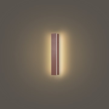 Brilagi - LED Venkovní nástěnné svítidlo LINEAR LED/8W/230V 3000K IP65 30 cm hnědá CRI 90