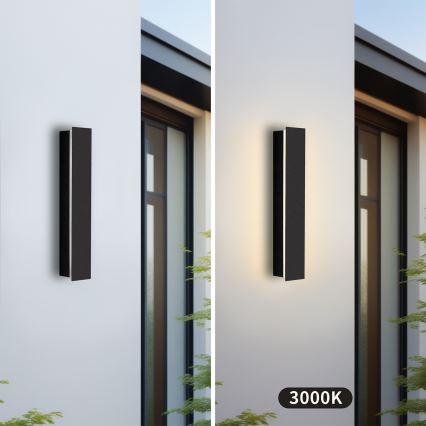 Brilagi - LED Venkovní nástěnné svítidlo LINEAR LED/8W/230V 3000K IP65 30 cm černá CRI 90