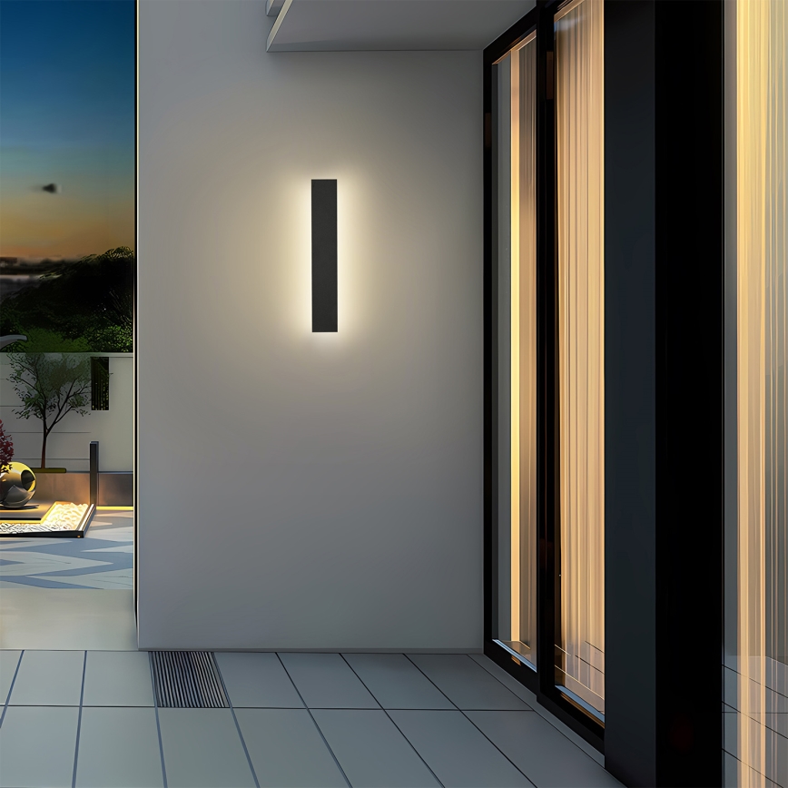 Brilagi - LED Venkovní nástěnné svítidlo LINEAR LED/8W/230V 3000K IP65 30 cm černá CRI 90