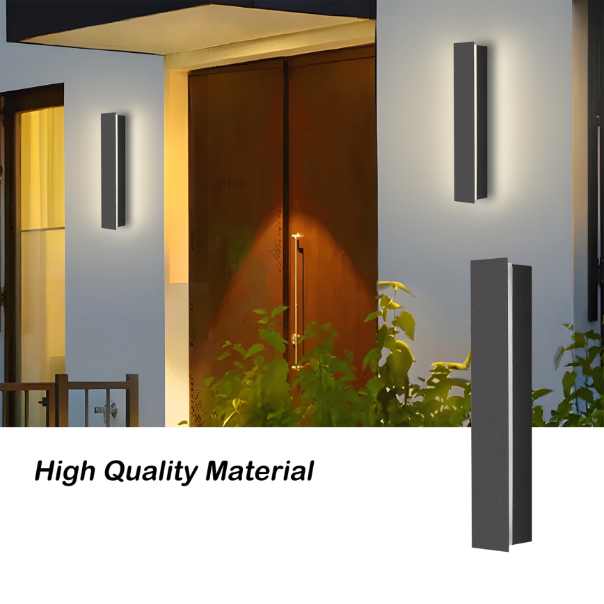 Brilagi - LED Venkovní nástěnné svítidlo LINEAR LED/8W/230V 4000K IP65 30 cm antracit