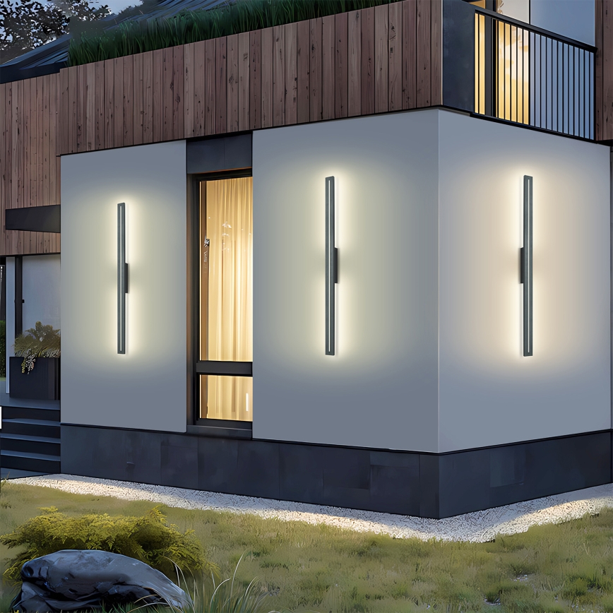 Brilagi - LED Venkovní nástěnné svítidlo LINEO LED/24W/230V 3000K IP65 100 cm antracit