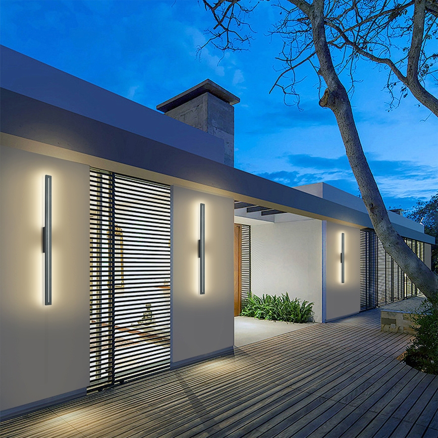 Brilagi - LED Venkovní nástěnné svítidlo LINEO LED/24W/230V 3000K IP65 100 cm antracit