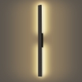 Brilagi - LED Venkovní nástěnné svítidlo LUNA LED/24W/230V 3000K IP65 100 cm černá CRI 90