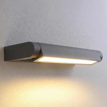 BRILAGI - LED Venkovní nástěnné svítidlo na fasádu SALERNO LED/12W/230V 35,5 cm antracit IP65