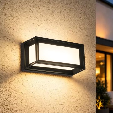 Brilagi - LED Venkovní nástěnné svítidlo PARKER LED/12W/230V černá IP44