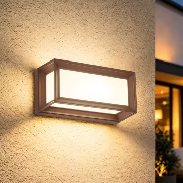 Brilagi - LED Venkovní nástěnné svítidlo PARKER LED/12W/230V hnědá IP44