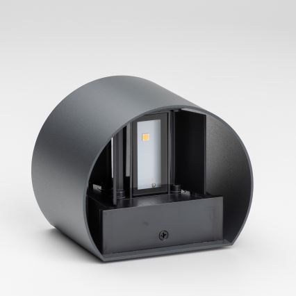Brilagi - LED Venkovní nástěnné svítidlo RONDO LED/6W/230V antracit IP54