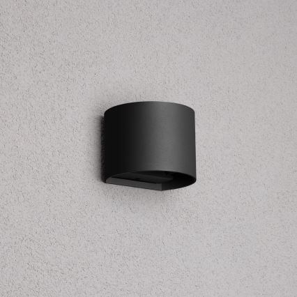 Brilagi - LED Venkovní nástěnné svítidlo RONDO LED/6W/230V černá IP54