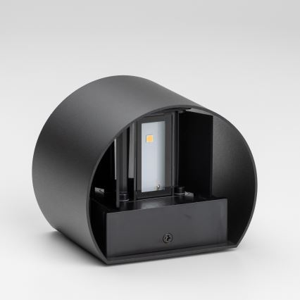 Brilagi - LED Venkovní nástěnné svítidlo RONDO LED/6W/230V černá IP54