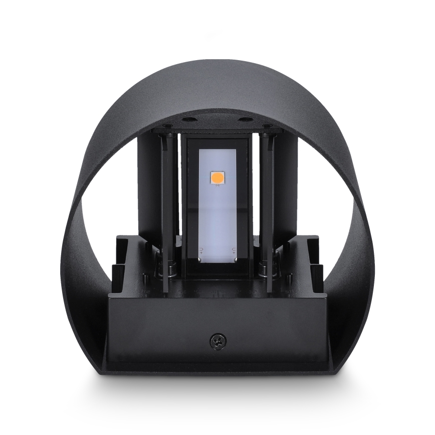 Brilagi - LED Venkovní nástěnné svítidlo RONDO LED/6W/230V černá IP54