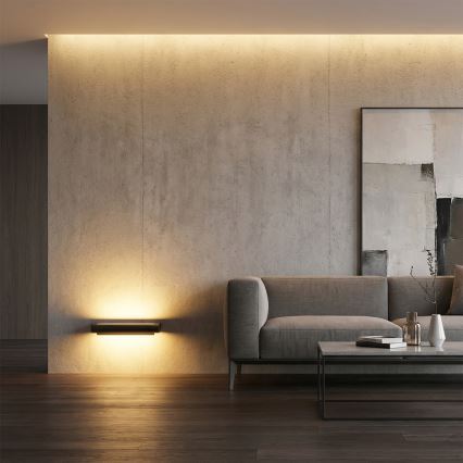 Brilagi - LED Venkovní nástěnné svítidlo SALERNO LED/12W/230V 35,5 cm antracit IP65