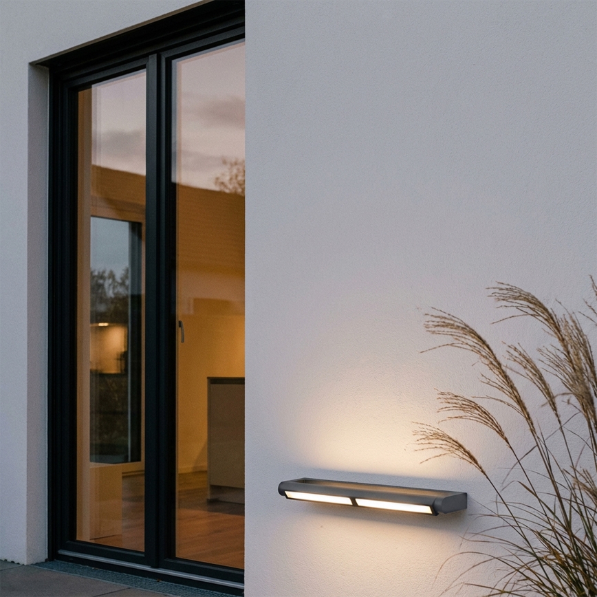 Brilagi - LED Venkovní nástěnné svítidlo SALERNO LED/24W/230V 66 cm antracit IP65