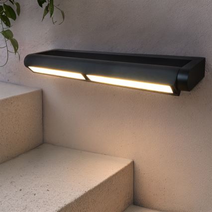 Brilagi - LED Venkovní nástěnné svítidlo SALERNO LED/24W/230V 66 cm černá IP65