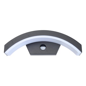 Brilagi - LED Venkovní nástěnné svítidlo se senzorem ARCELO LED/8W/230V IP54