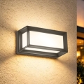 Brilagi - LED Venkovní nástěnné svítidlo se senzorem PARKER LED/12W/230V antracit IP44