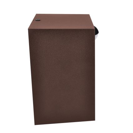 Brilagi - LED Venkovní nástěnné svítidlo se senzorem TERNI LED/12W/230V hnědá IP44