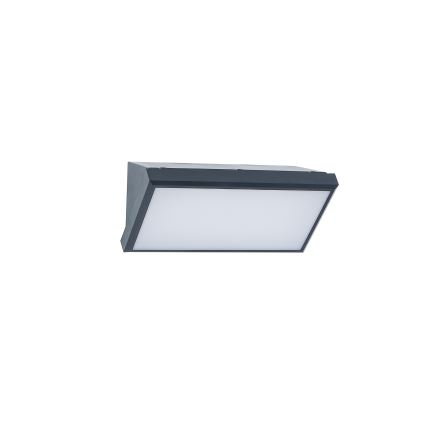 Brilagi - LED Venkovní nástěnné svítidlo se senzorem TRIANGLE LED/20W/230V antracit IP65