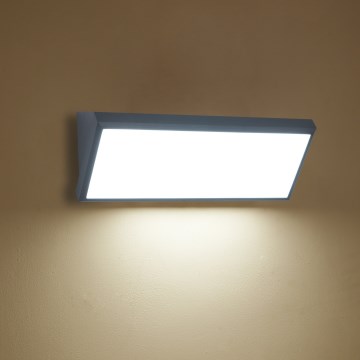 Brilagi - LED Venkovní nástěnné svítidlo se senzorem TRIANGLE LED/42W/230V antracit IP65