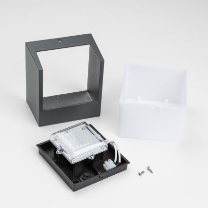 Brilagi - LED Venkovní nástěnné svítidlo TERNI LED/12W/230V antracit IP44