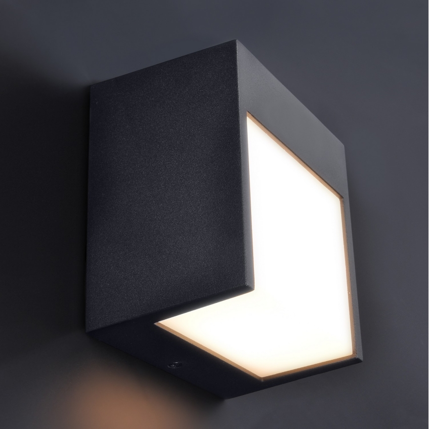 Brilagi - LED Venkovní nástěnné svítidlo TERNI LED/12W/230V černá IP44