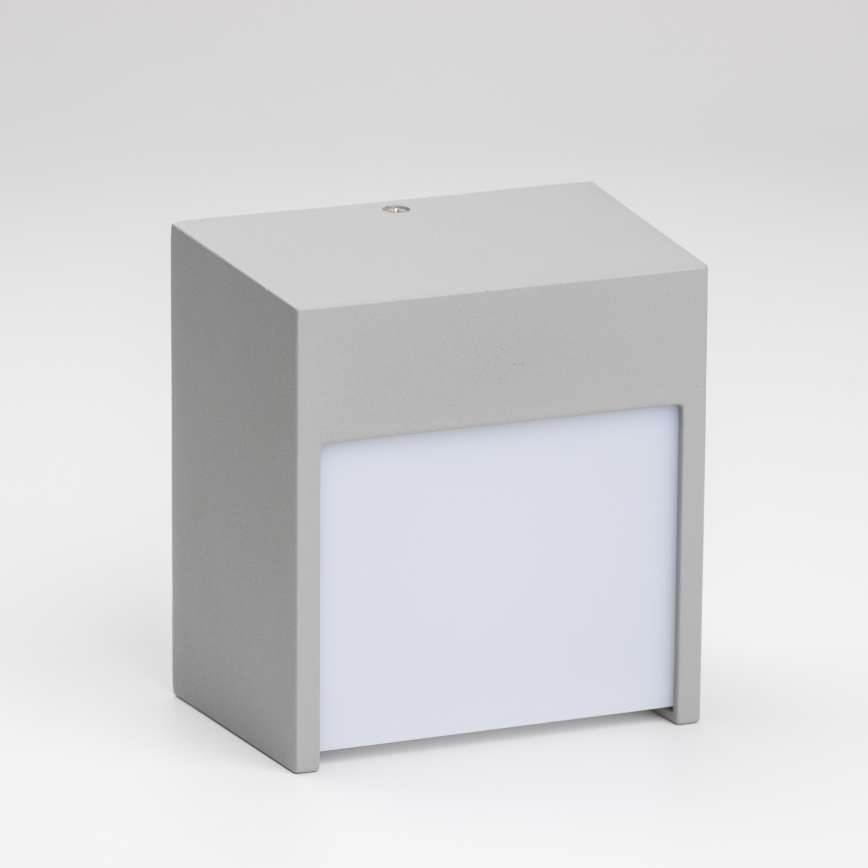 Brilagi - LED Venkovní nástěnné svítidlo TERNI LED/12W/230V šedá IP44