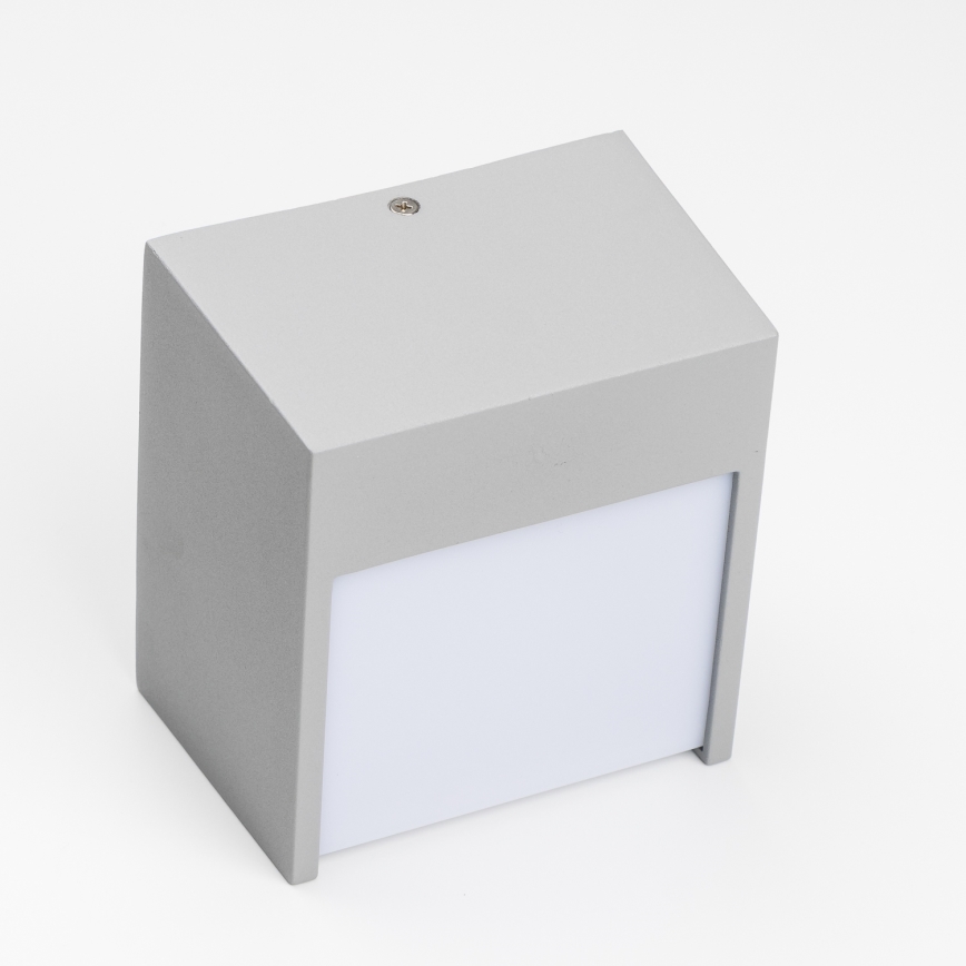Brilagi - LED Venkovní nástěnné svítidlo TERNI LED/12W/230V šedá IP44